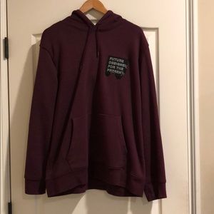 Burgundy H&M hoodie